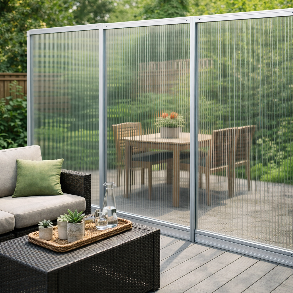 polikarbonatas plastikas pertvaroms