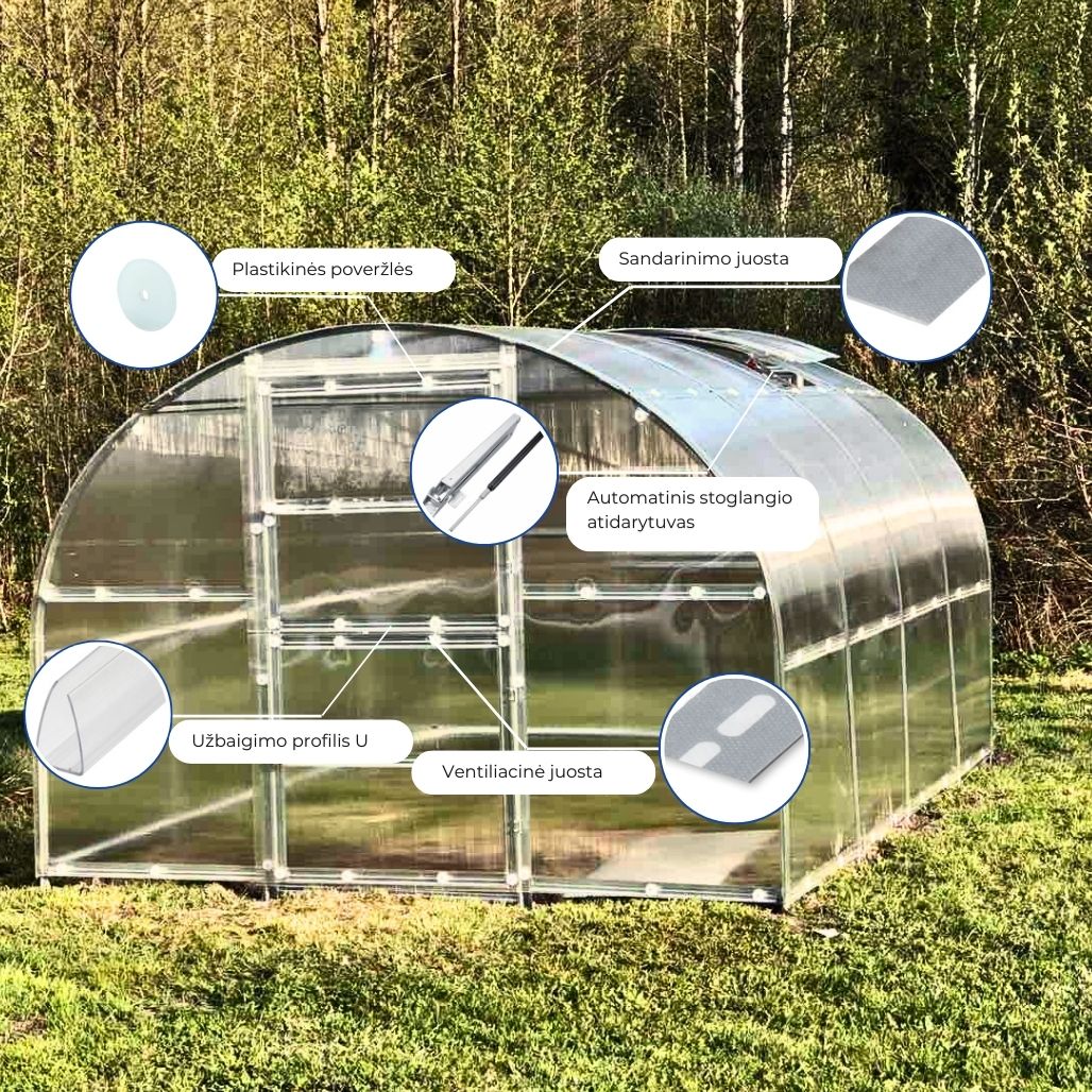 polikarbonatas siltnamiui